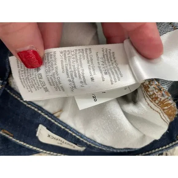 J. Crew ToothPick Mid rise Skinny Jeans size 27 Tall style #H2877 - Picture 4 of 7